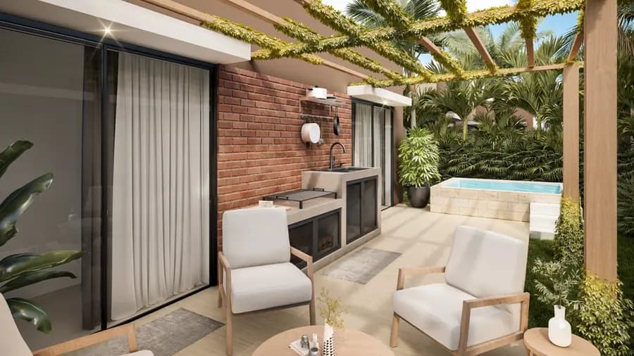 Moderno Apartamento de 1 Hab en PROYECTO PALMA PARK RESIDENCES - 3