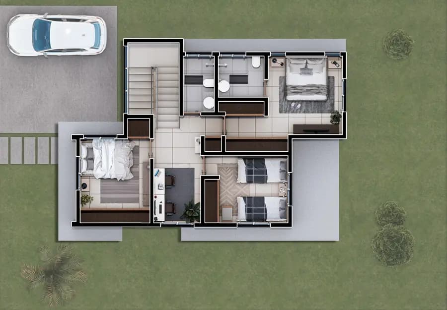 IncreΓble Villa de 3 Habs (Villa Tipo B) en PROYECTO PALMA PARK RESIDENCES