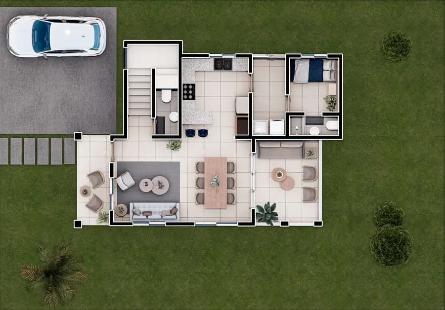 IncreΓble Villa de 3 Habs (Villa Tipo B) en PROYECTO PALMA PARK RESIDENCES - 2