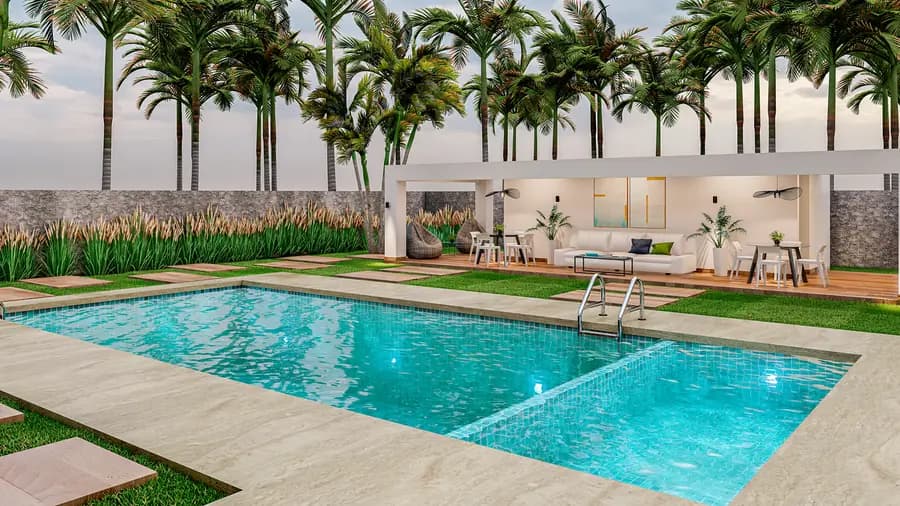 Exclusiva Villa de 3 Habs (3 habitaciones - 2 baños - 1 nivel - 95m2) en KATARI RESIDENCES