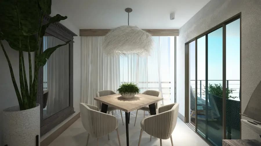 Moderno Apartamento de 2 Habs (Tipo Playa) - ETAPA 3 en CANAS DEL ESTE - 3